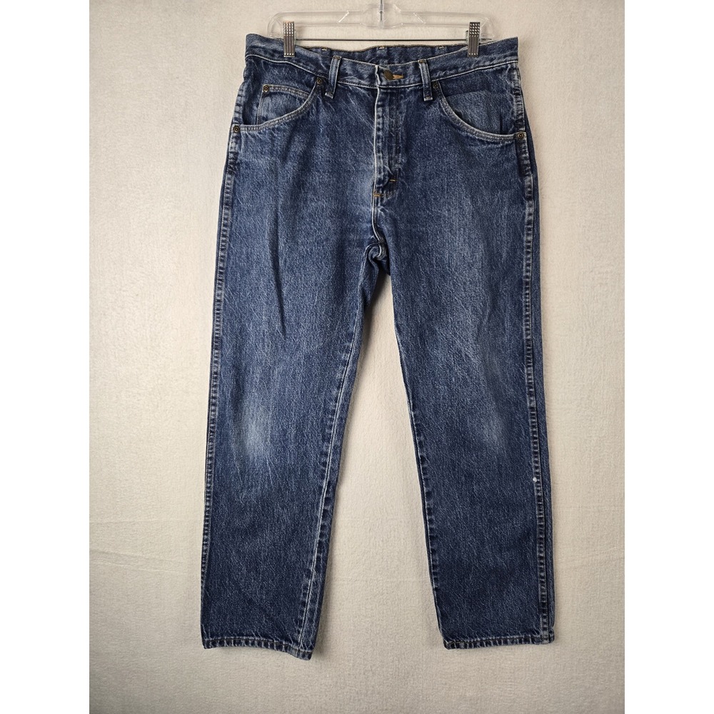 Wrangler Mens Jeans Size 34 x 29 Cotton Blue‎